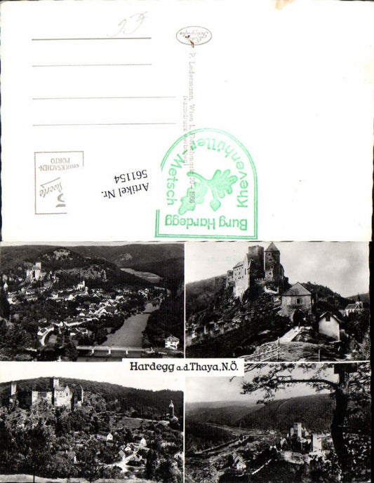 561154,Mehrbild Ak Hardegg a. d. Thaya Burg