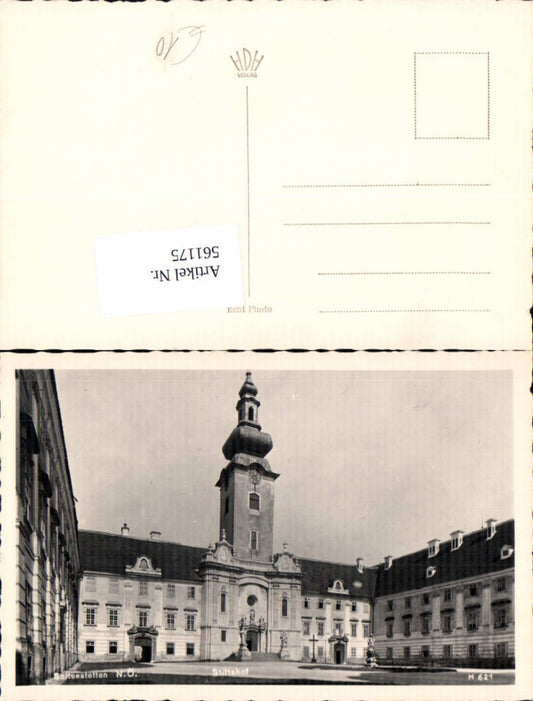 561175,Foto Ak Seitenstetten Stiftshof