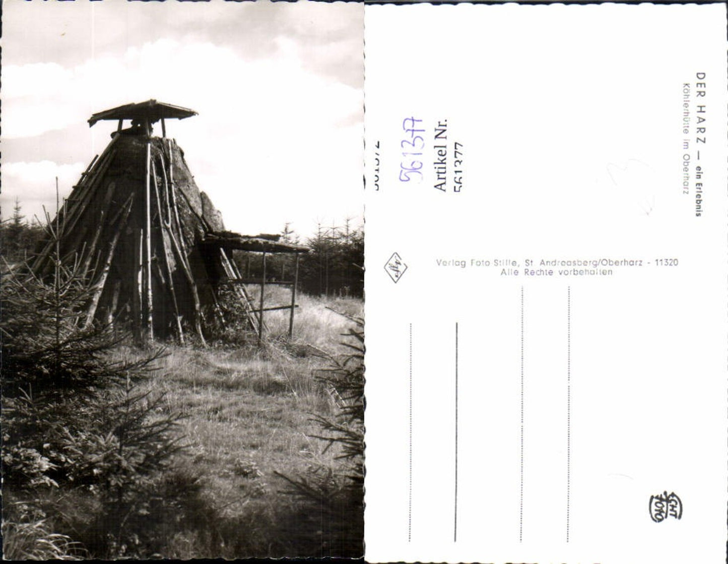 561377,Harz Köhlerhütte im Oberharz Sankt Andreasberg