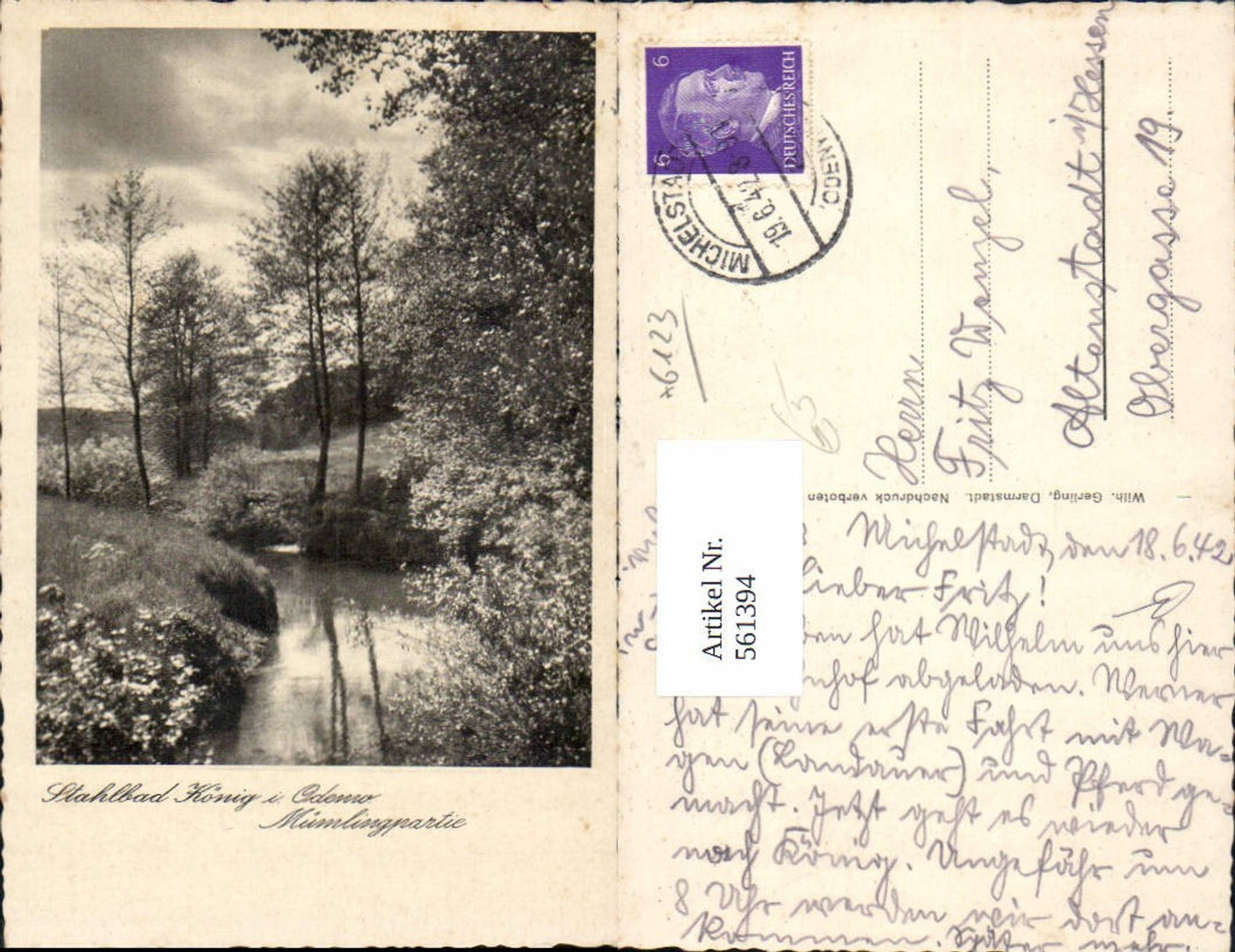 Alte Ansichtskarte – Old Postcard