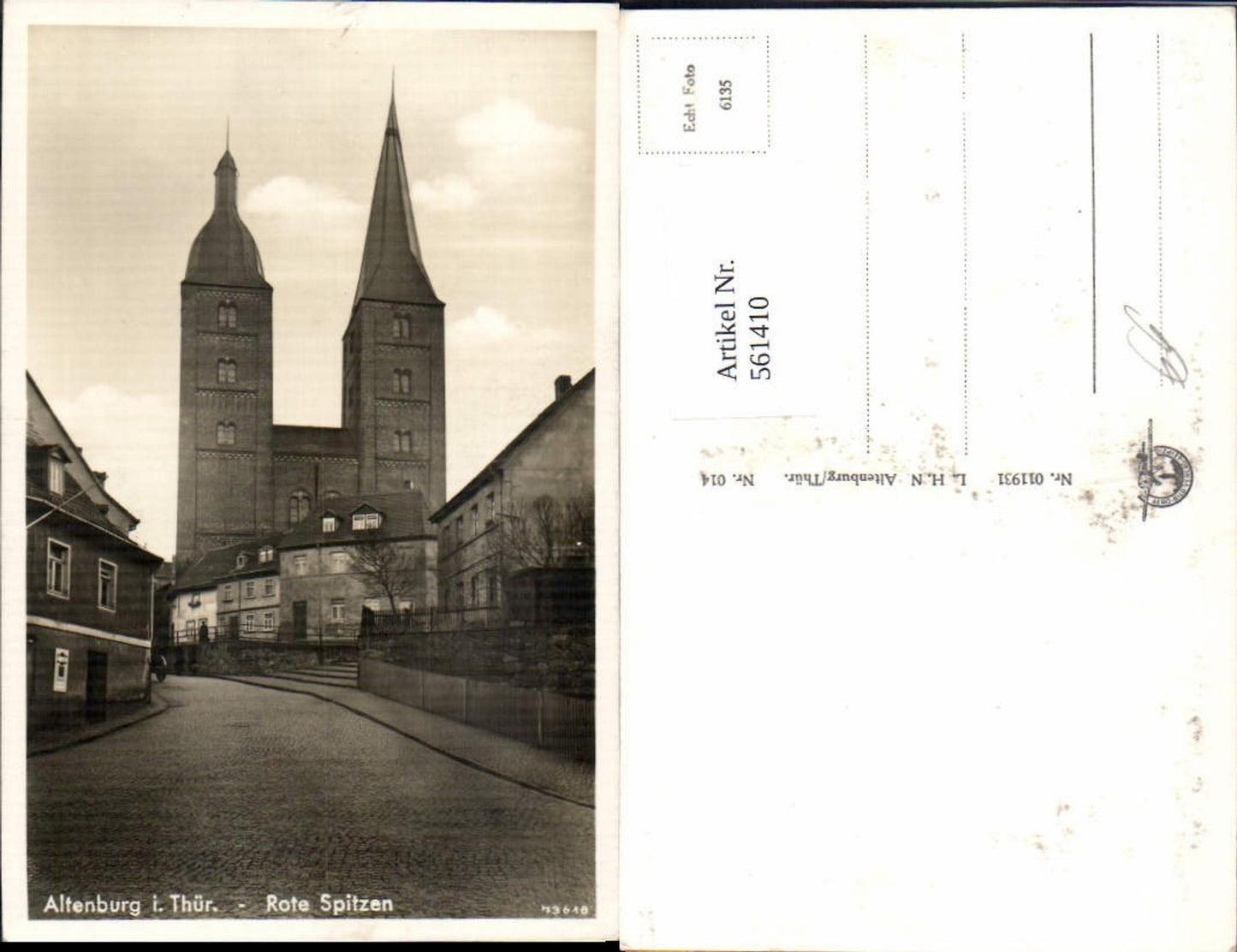 561410,Foto Ak Altenburg i. Thüringen Rote Spitzen