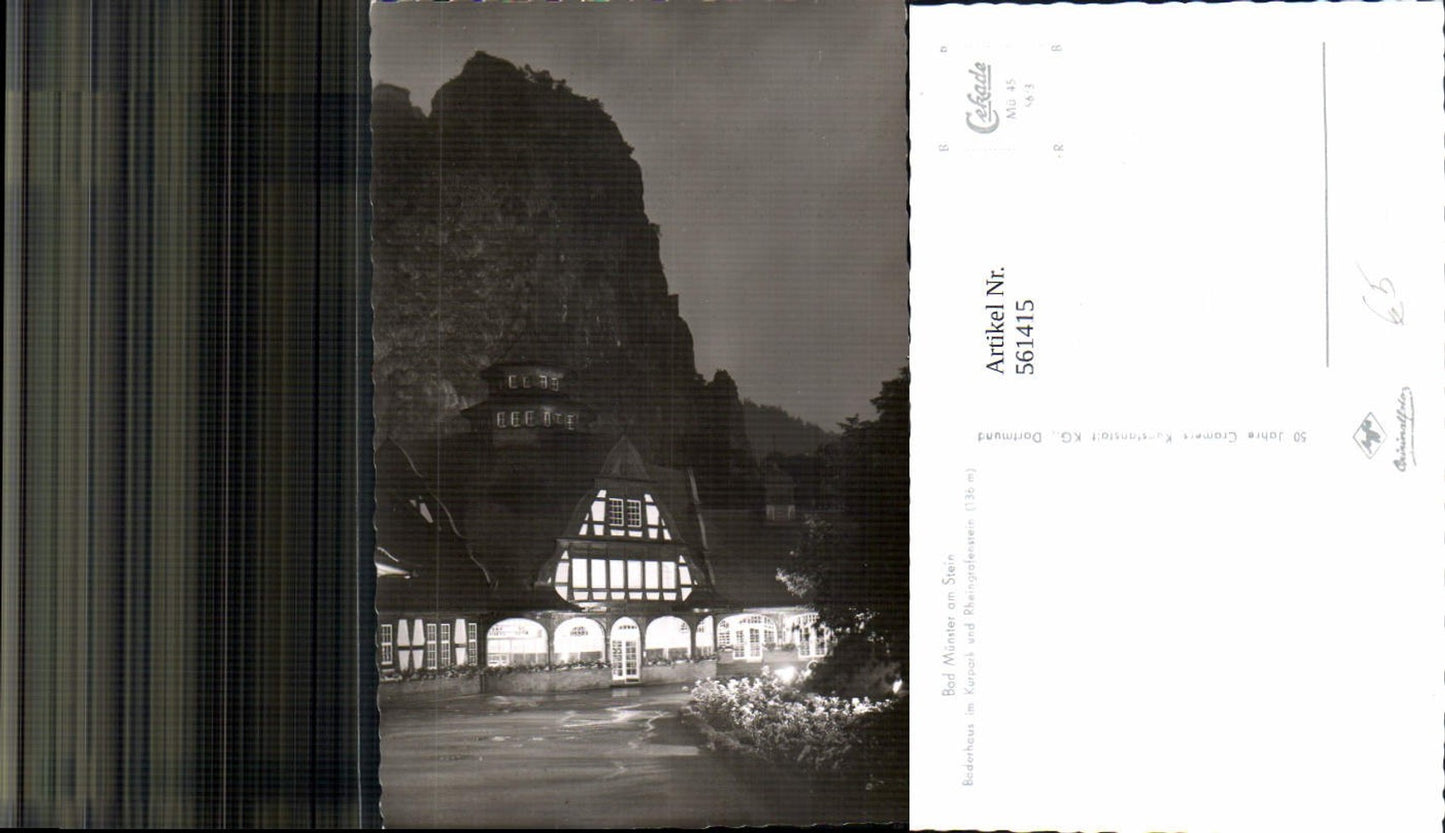 561415,Bad Münster a. Stein-Ebernburg Bad Kreuznach Bäderhaus Kurpark