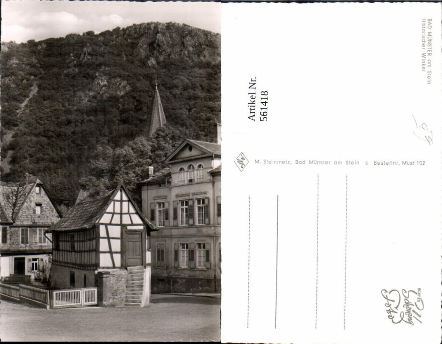 561418,Bad Münster a. Stein-Ebernburg Bad Kreuznach Historischer Winkel