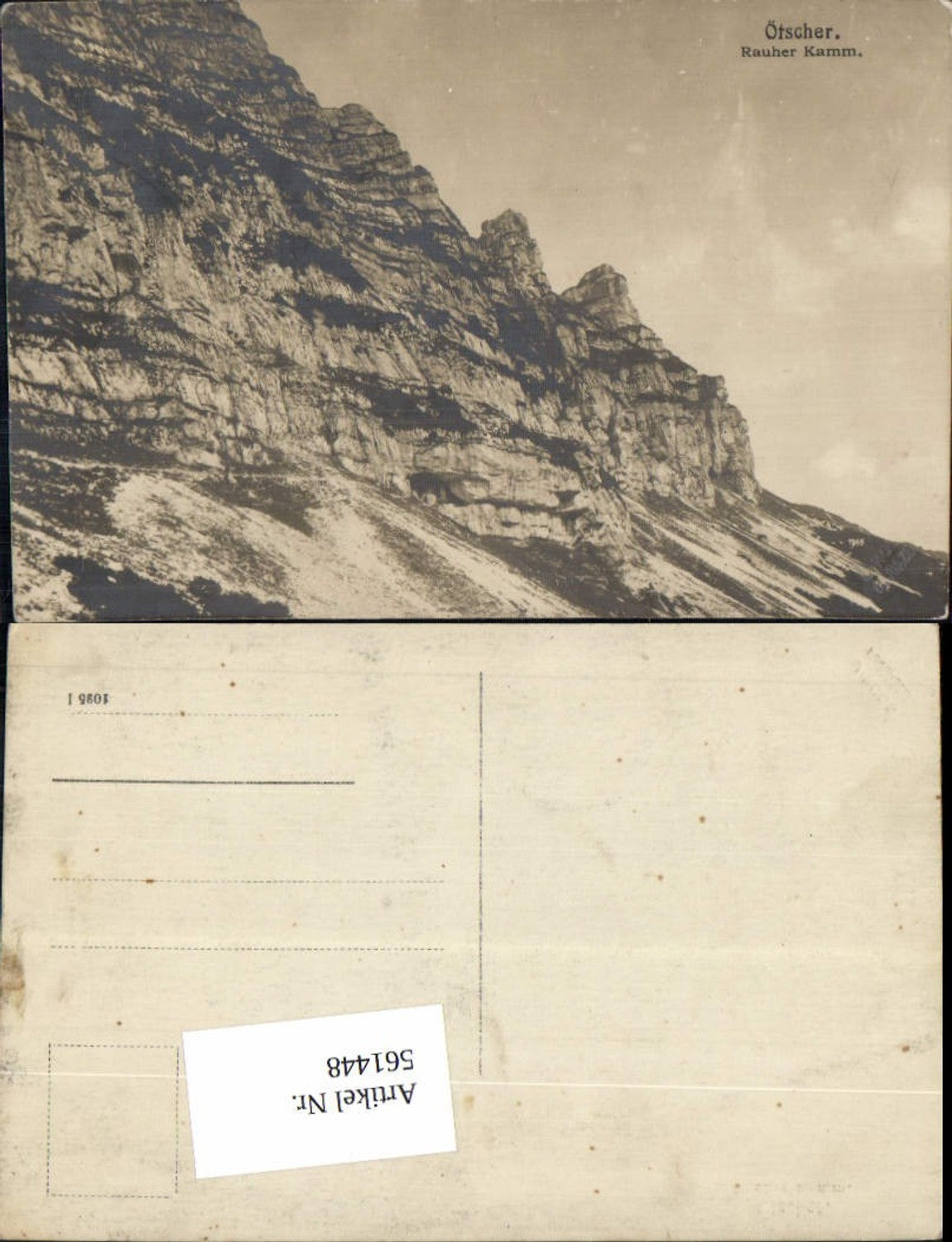 561448,tolle Foto-AK Ötscher Rauher Kamm b. Lackenhof