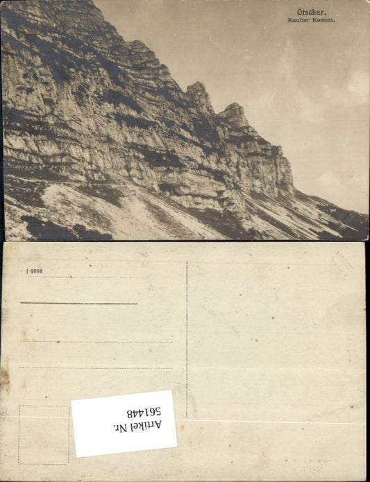 561448,tolle Foto-AK Ötscher Rauher Kamm b. Lackenhof