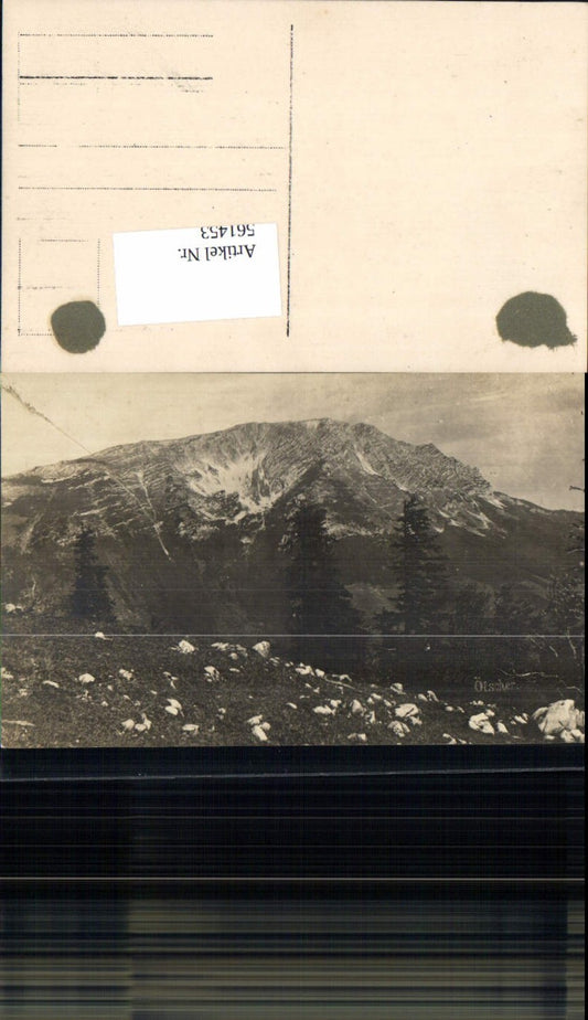 561453,tolle Foto-AK Ötscher Rauher Kamm bei Lackenhof pub Mark Scheibbs