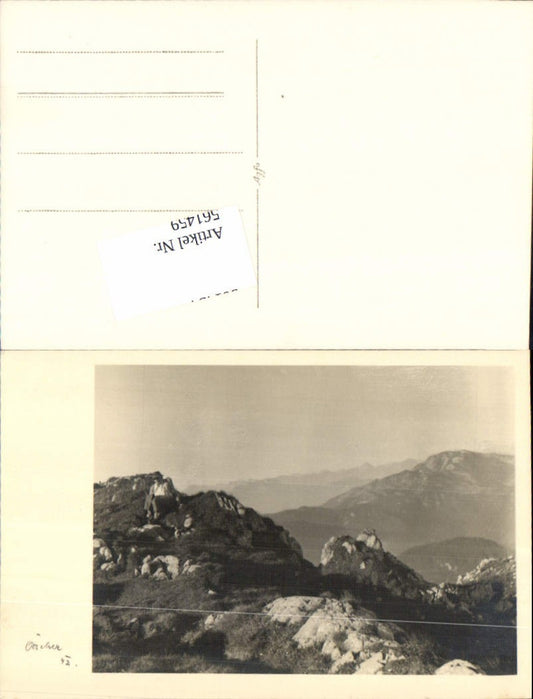 561459,tolle Foto-AK Ötscher Rauher Kamm bei Lackenhof