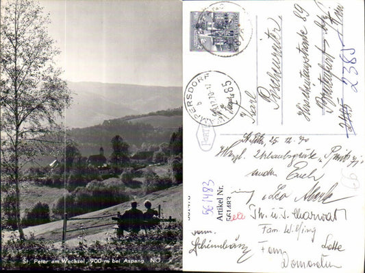 561483,Foto Ak St Peter a. Wechsel b. Aspang Aspangberg-St. Peter