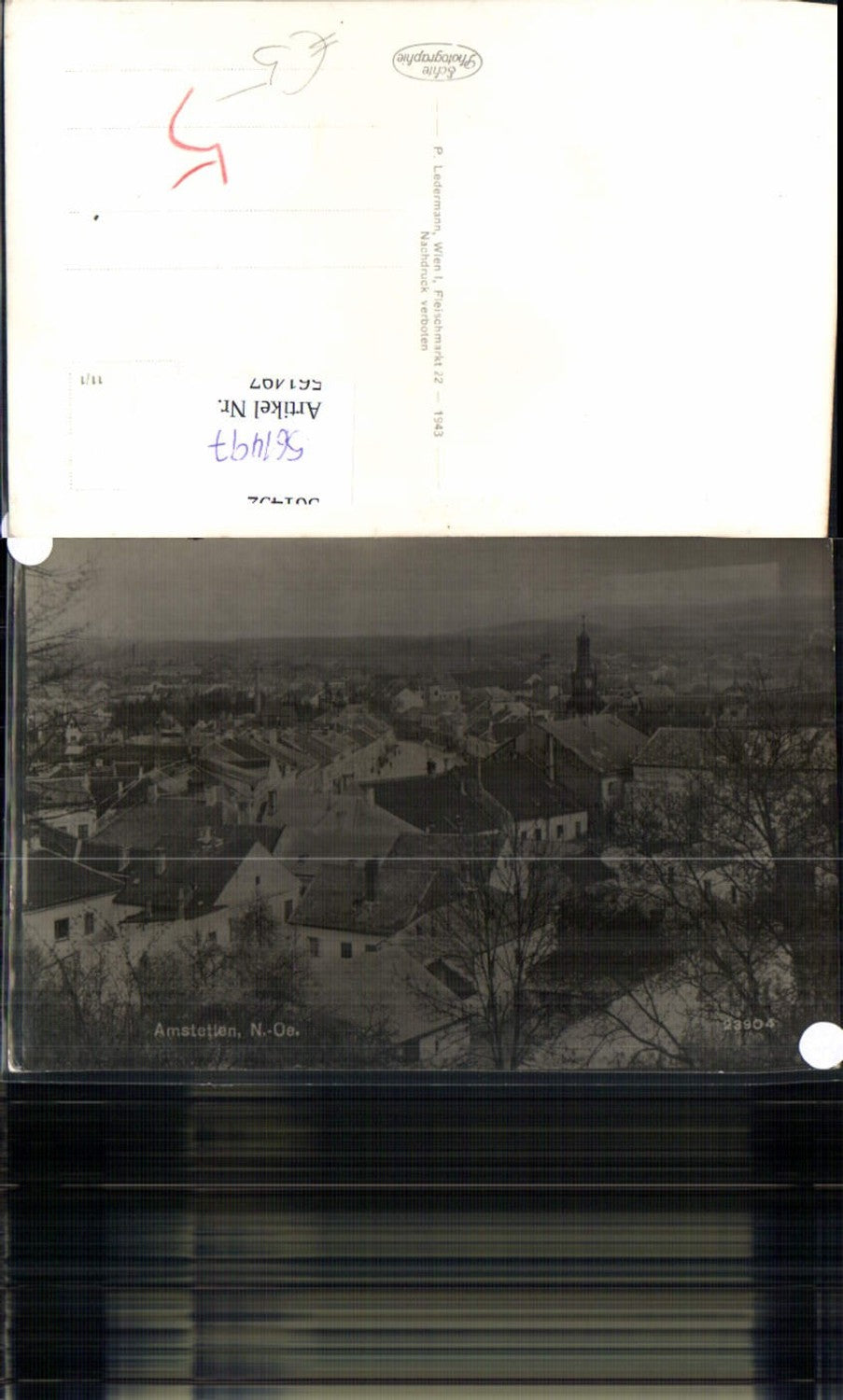 561497,Foto Ak Amstetten Ansicht