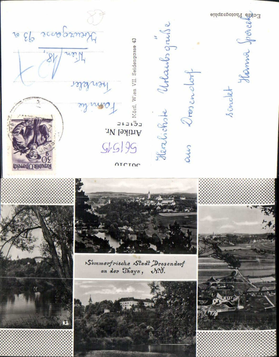 561515,Mehrbild Ak Stadt Drosendorf a. d.Thaya Drosendorf-Zissersdorf