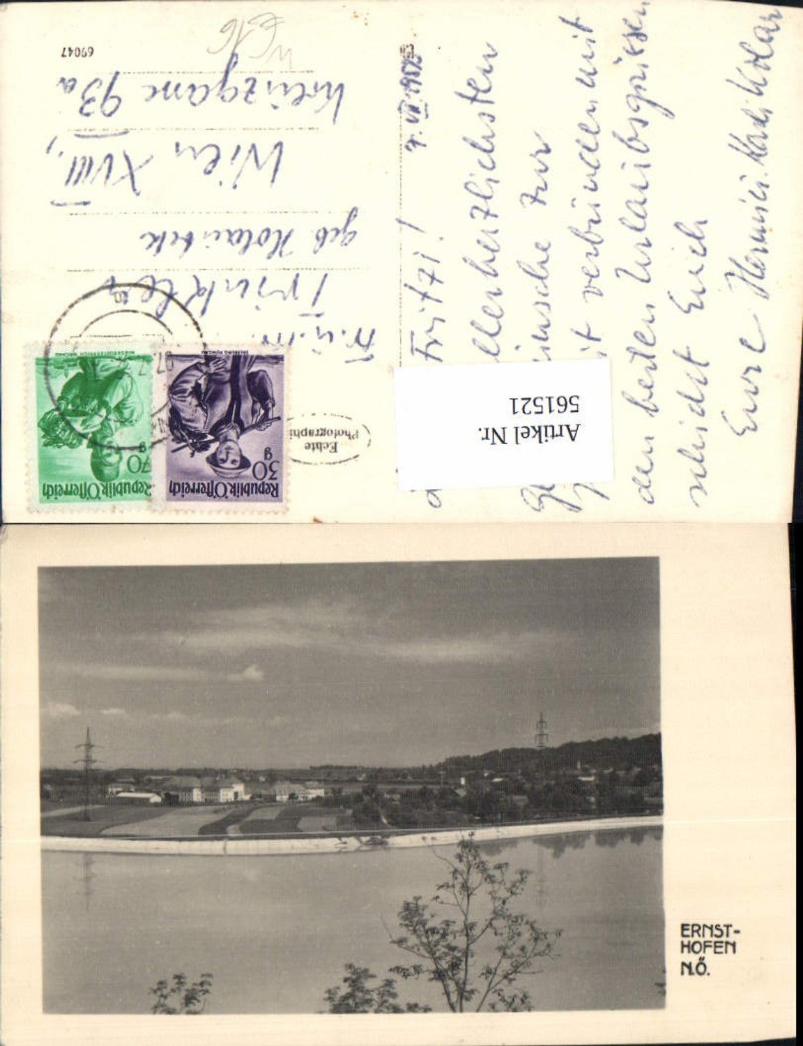 561521,Foto Ak Ernsthofen Ansicht
