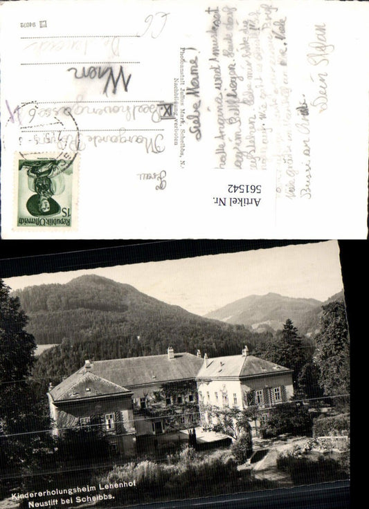 561542,Foto Ak Neustift b. Scheibbs Kindererholungsheim Lehenhof