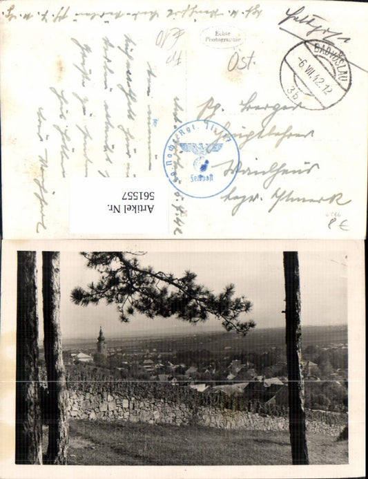 561557,Foto Ak Bad Vöslau Feldpost WW2 Lg. Nachr. Regt. 11/17