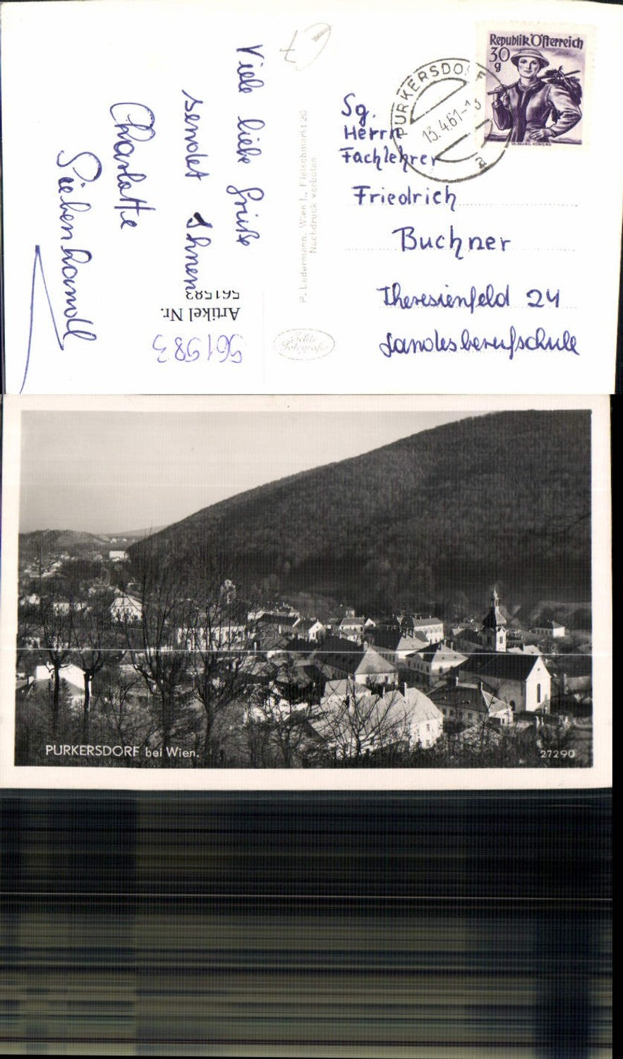 561583,Foto Ak Purkersdorf b. Wien Ansicht
