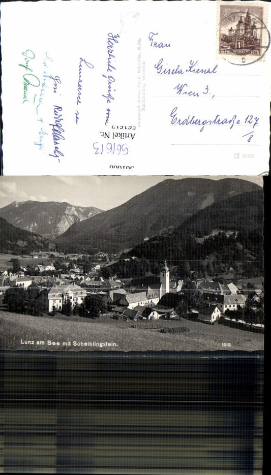 561613,Foto Ak Lunz a. See m. Scheiblingstein