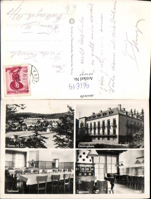 561615,Mehrbild Ak Kasten bei Böheimkirchen Erholungsheim Speisesaal Tagesraum