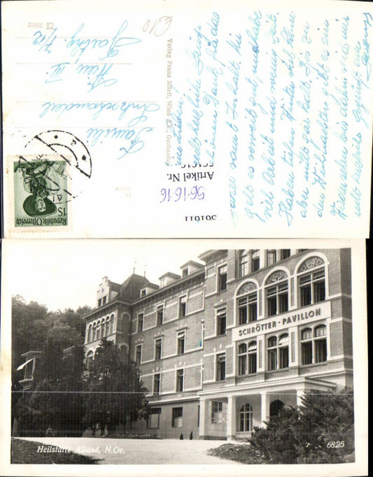 561616,Foto Ak Heilstätte Alland Schrötter-Pavillon