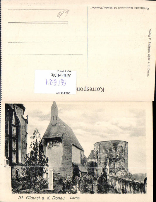 561624,St Michael a. d. Donau Partie Kirche Friedhof Weißenkirchen in der Wachau