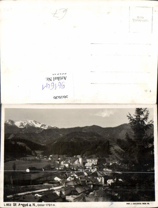 561641,Foto Ak St. Aegyd am Neuwalde Göller