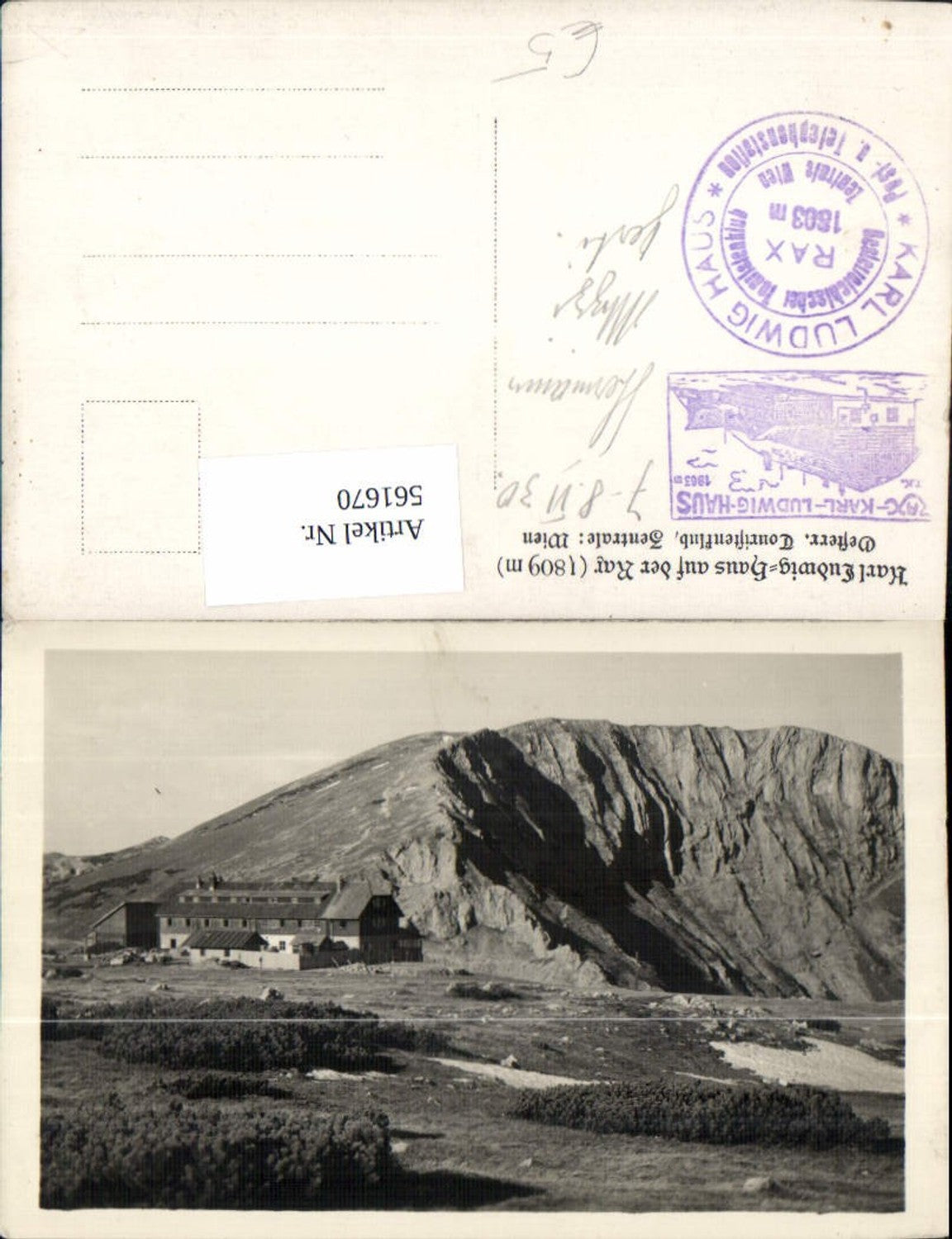 Alte Ansichtskarte – Old Postcard