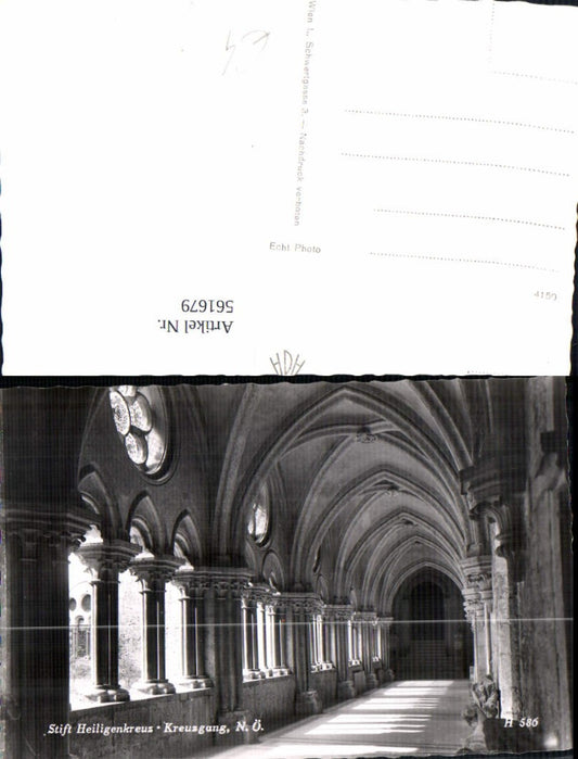 561679,Foto Ak Stift Heiligenkreuz Kreuzgang