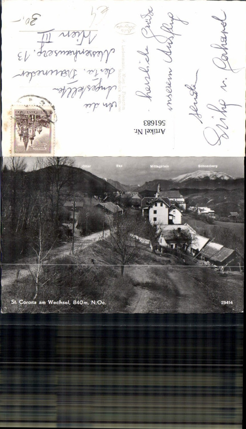 561683,Foto Ak St. Corona am Wechsel