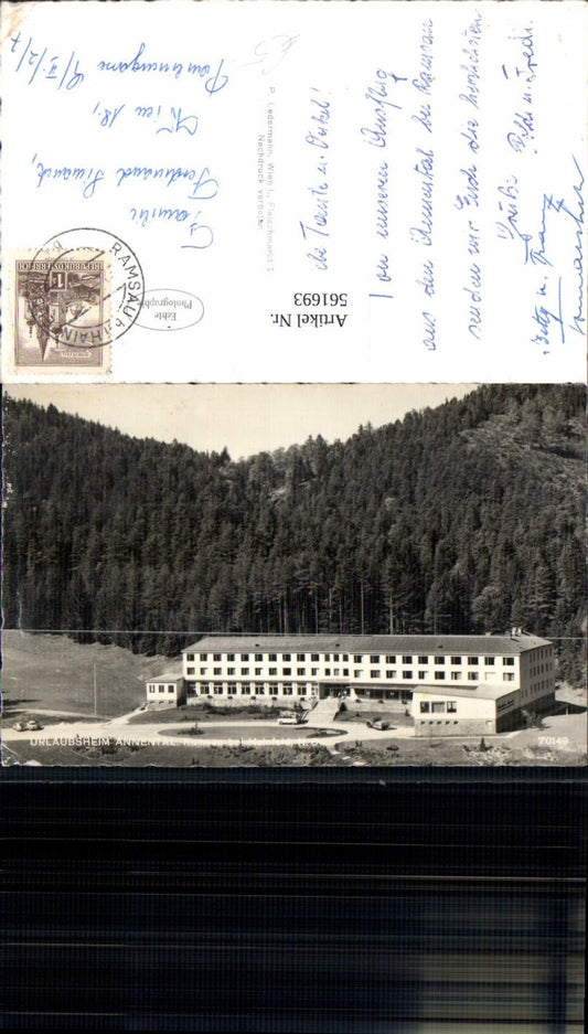 561693,Foto Ak Urlaubsheim Annental Ramsau b. Hainfeld