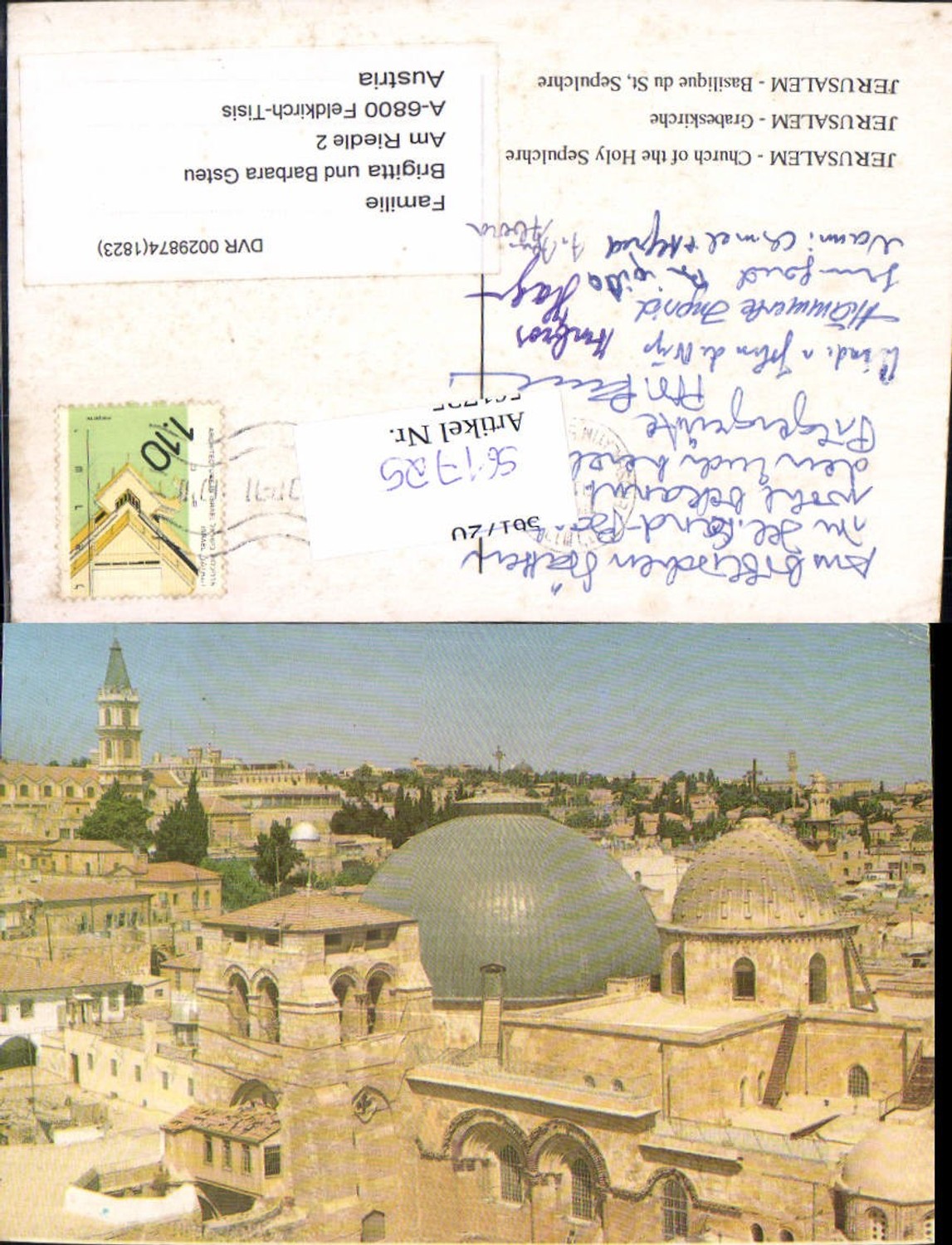 561725,Israel Jerusalem Grabeskirche Church of the Holy Sepulchre