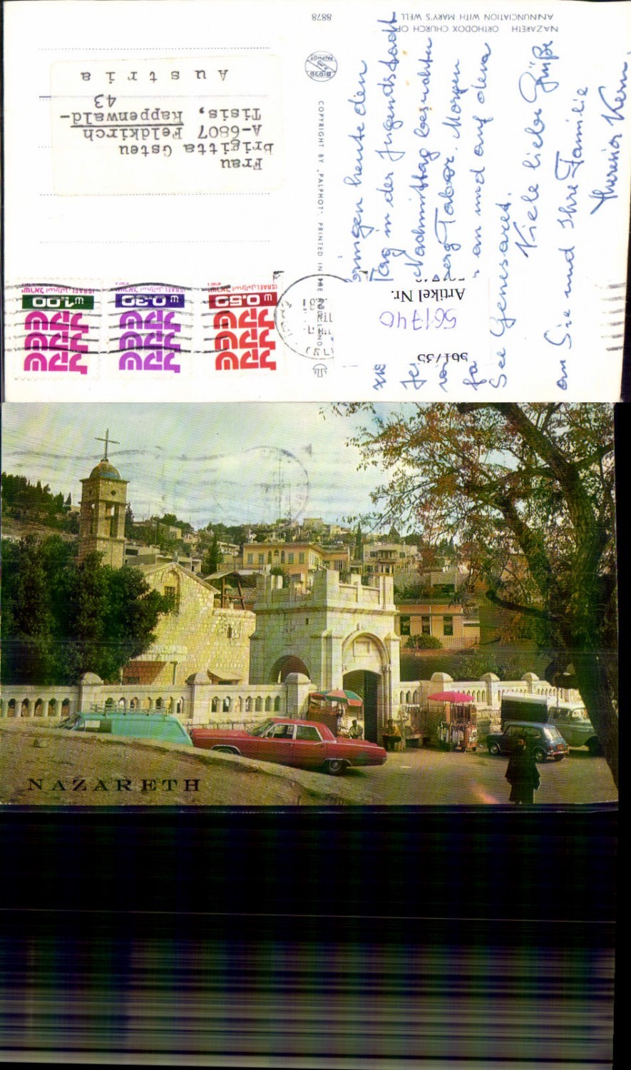 561740,Israel Jerusalem Nazareth Oldtimer Auto