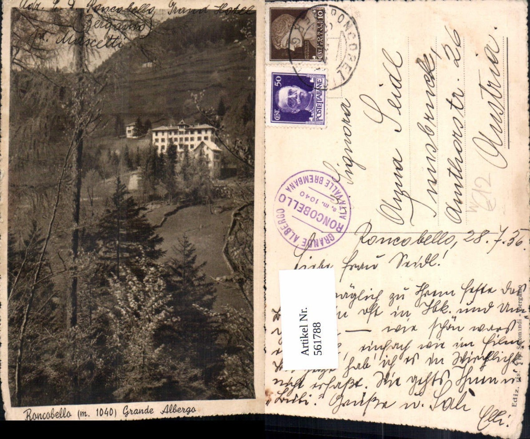 Alte Ansichtskarte – Old Postcard