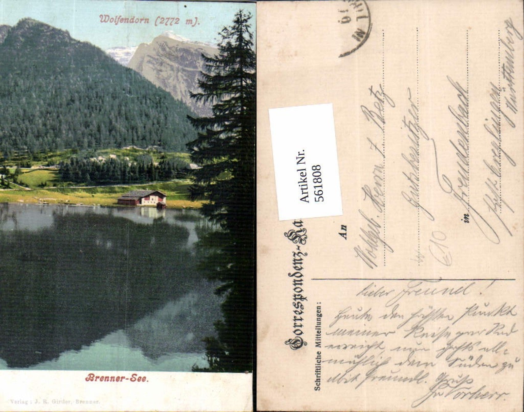Alte Ansichtskarte – Old Postcard
