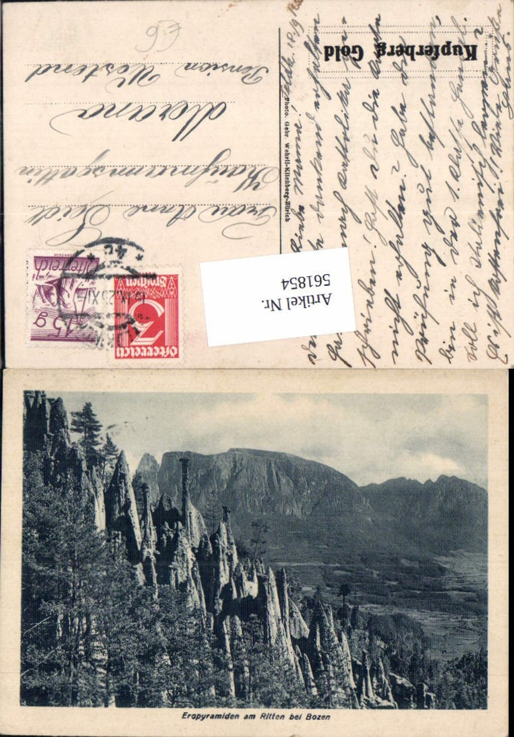 Alte Ansichtskarte – Old Postcard