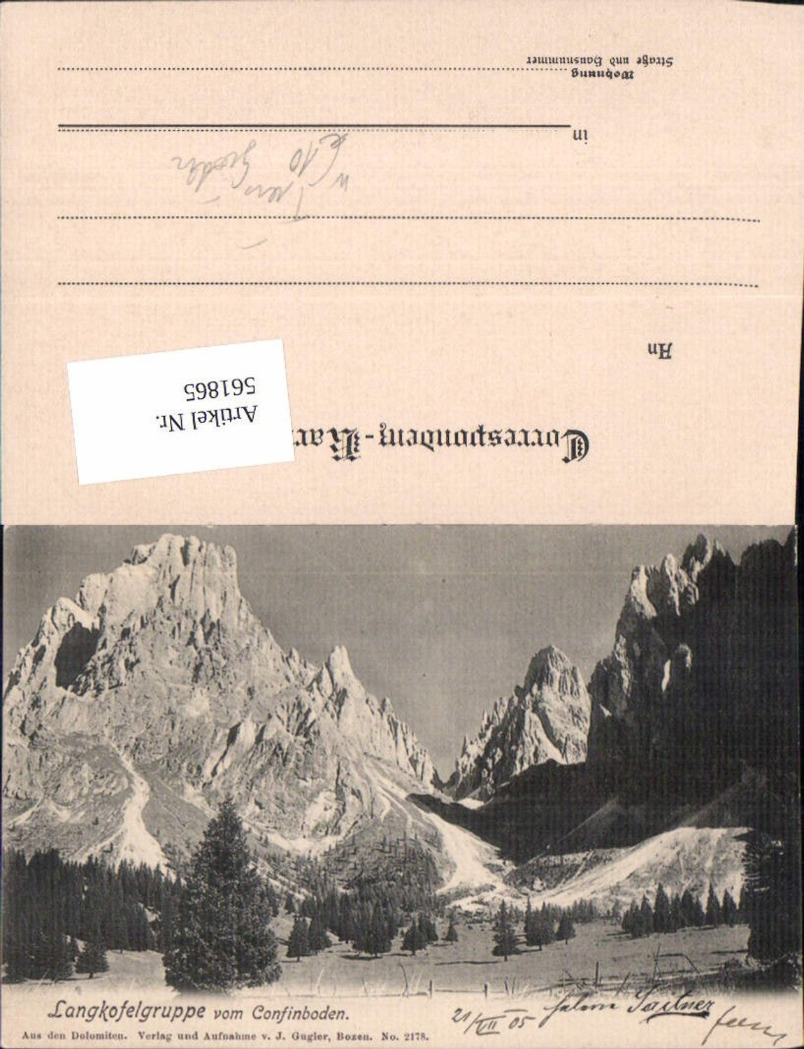 Alte Ansichtskarte – Old Postcard