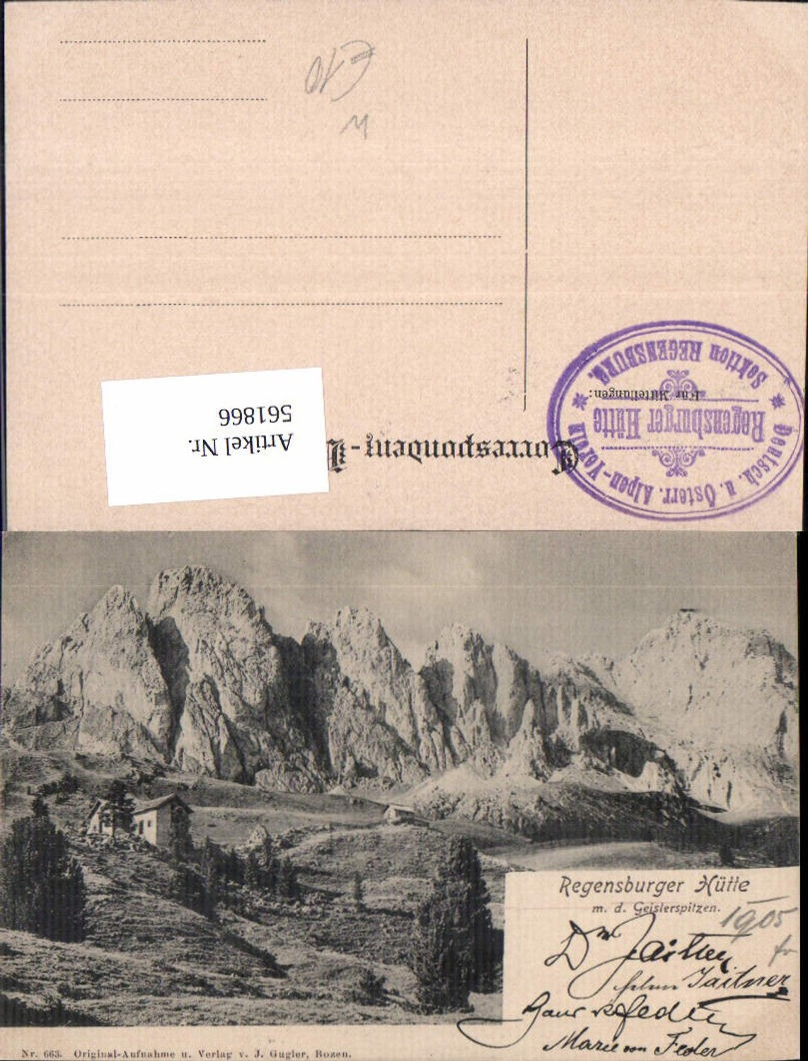 Alte Ansichtskarte – Old Postcard