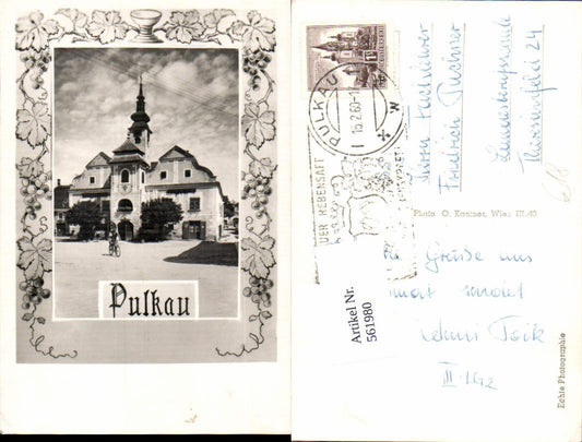 561980,tolle AK Pulkau bei Retz Hollabrunn