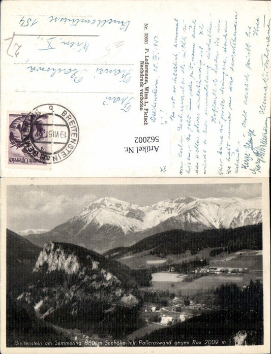 562002,Breitenstein am Semmering Polleroswand gegen Rax