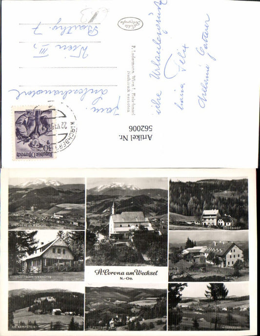 562006,St. Corona am Wechsel Kampstein Unternberg Oedenhof Orthof Kirchberg