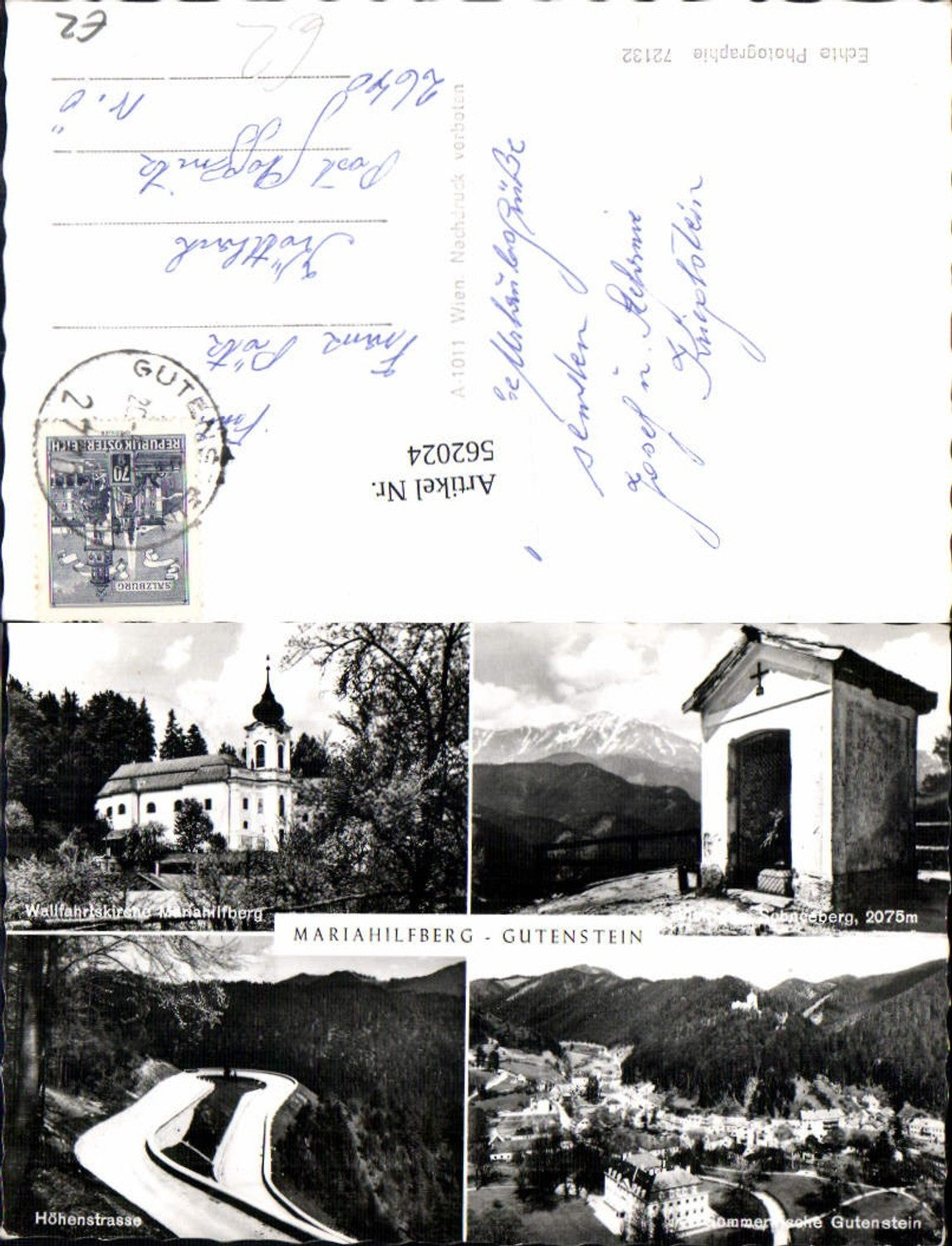 562024,Mariahilferberg Klostertal Gutenstein