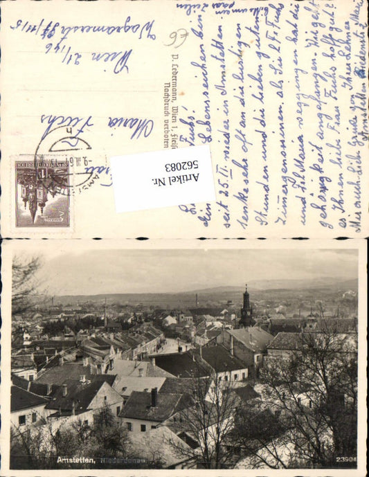 562083,Foto-AK Amstetten Teilansicht