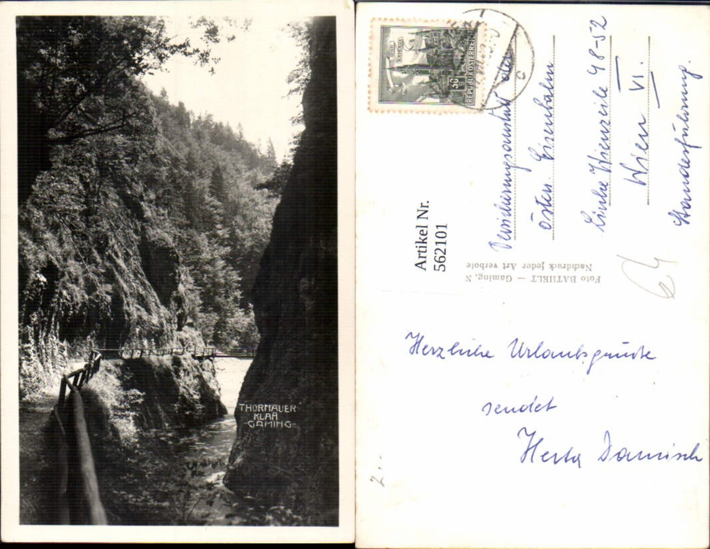 562101,Tormäuer Klamm bei Gaming Kienberg