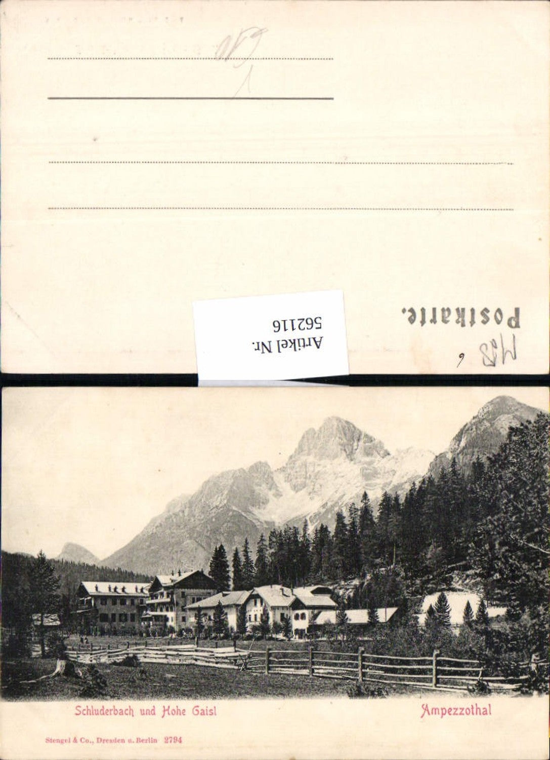Alte Ansichtskarte – Old Postcard