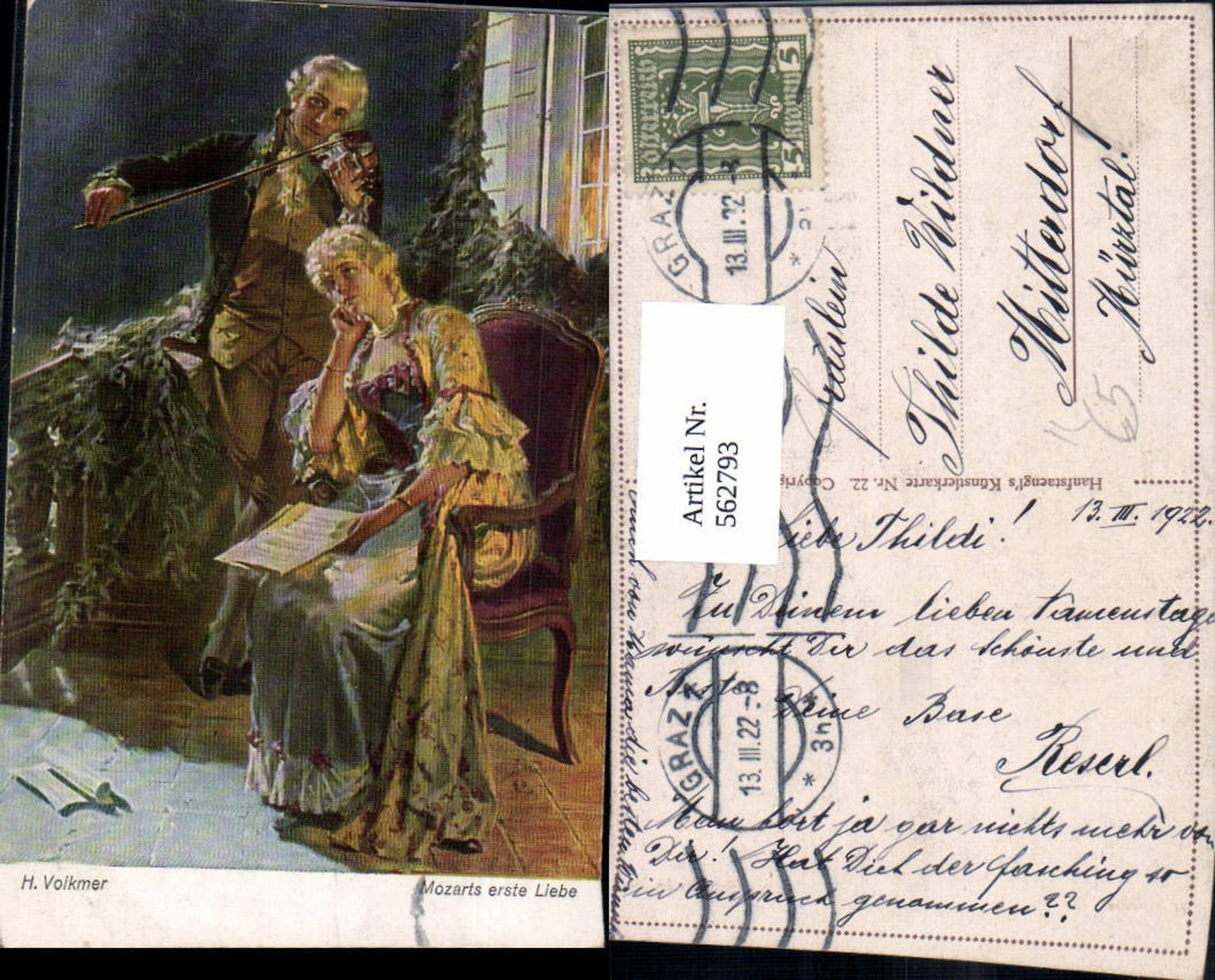 Alte Ansichtskarte – Old Postcard