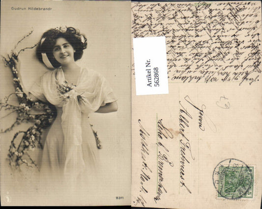 562868,Schauspielerin Gudrun Hildebrandt Portrait