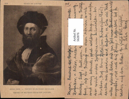 562876,Künstler Ak Raphael Sanio Balthasar Castiglione Kunst Wissenschaft
