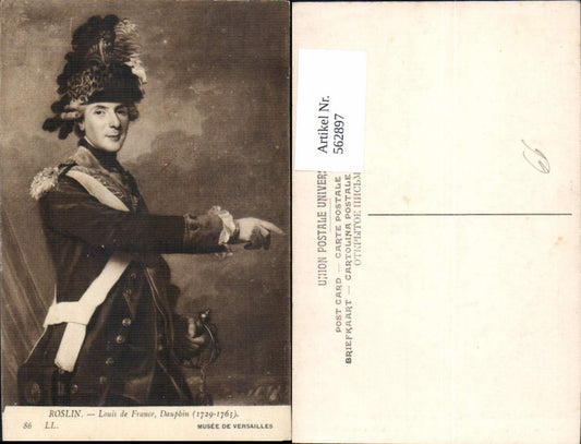 562897,Künstler Ak Roslin Louis de France Dauphin Adel Monarchie