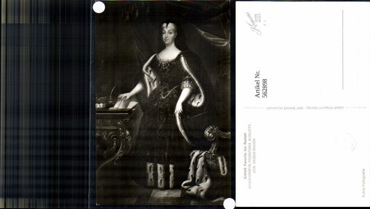 562898,Markgräfin Franziska Augusta v. Baden-Baden Schloß Favorite Rastatt Adel Monarchie