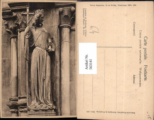 563141,Strasbourg Straßburg Cathedrale Münster Statue Monument