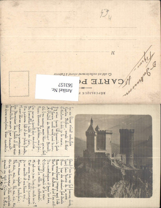 563157,Foix Ariege Schloss Burg