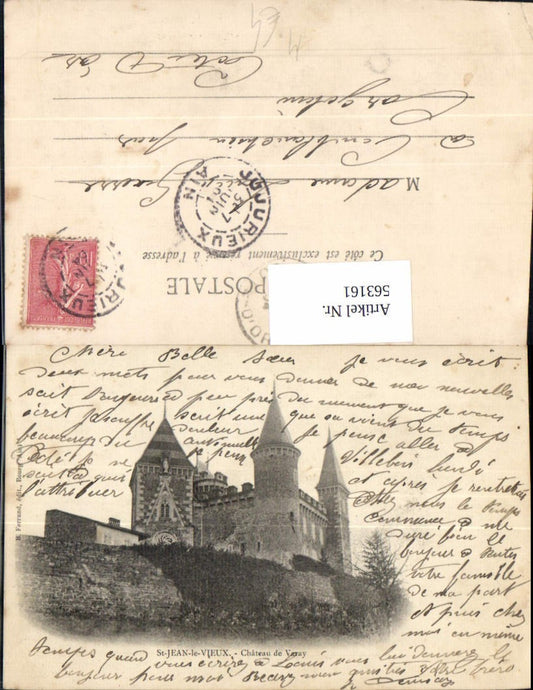 563161,Schloss St-Jean-le Vieux Chateau de Varay