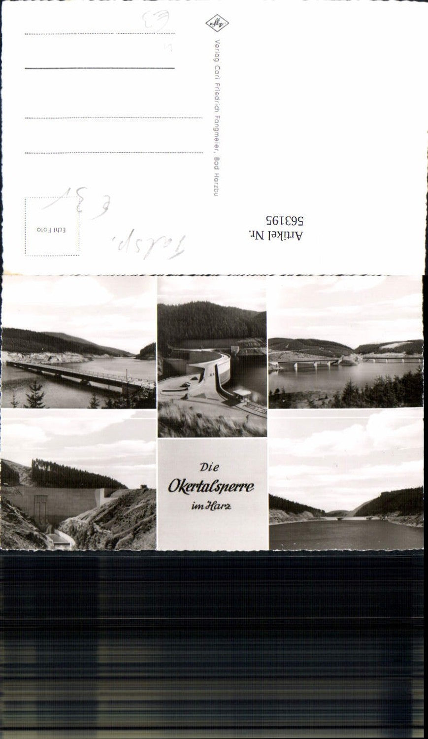 563195,Mehrbild Ak Altenau Okertalsperre i. Harz Talsperre